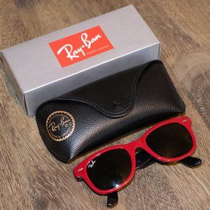 Ray Ban Wayfarer Red Sunglasses